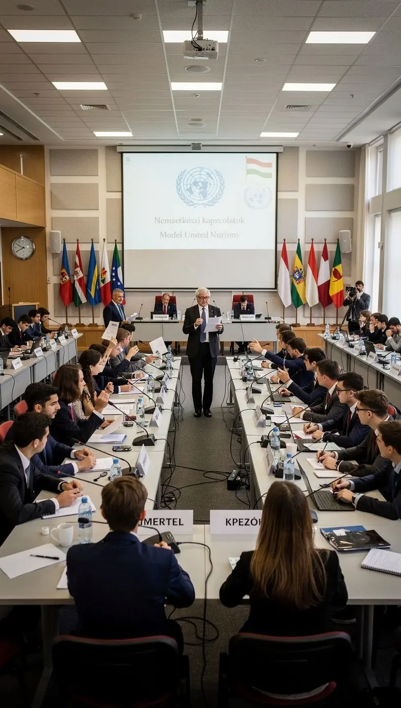 Kormányzati épület, amely a politikai döntéshozatal színhelye.